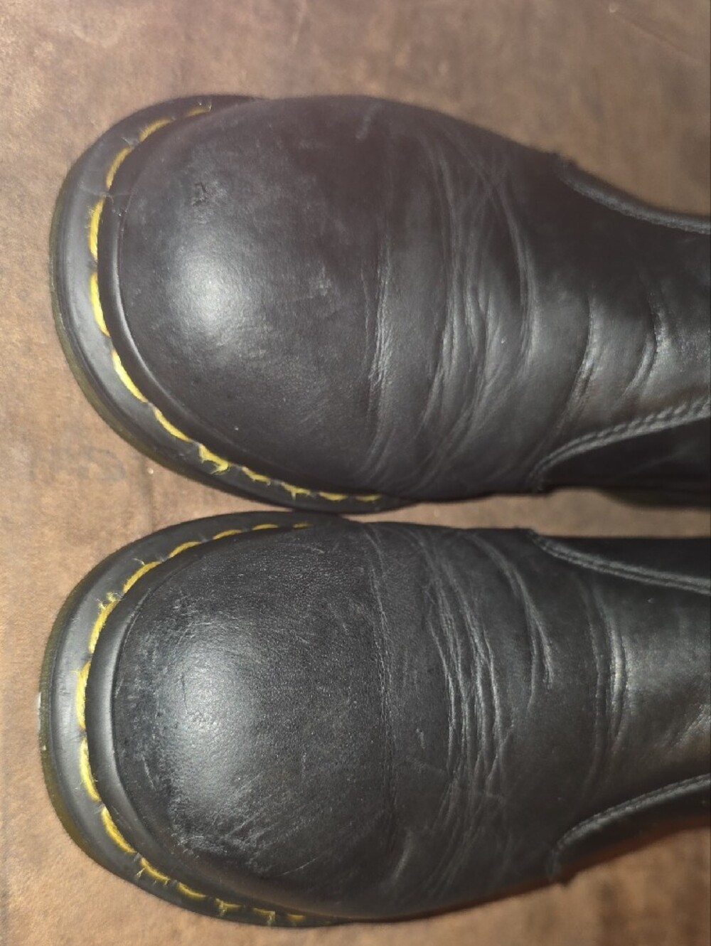 Dr. Martens 2976 Women's 8 Smooth Leather Chelsea Black Boots Docs Doc Marten - Picture 10 of 16